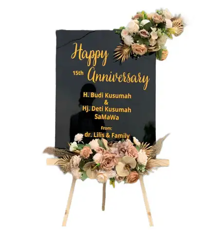 Papan Bunga Akrilik Gunung Mekar